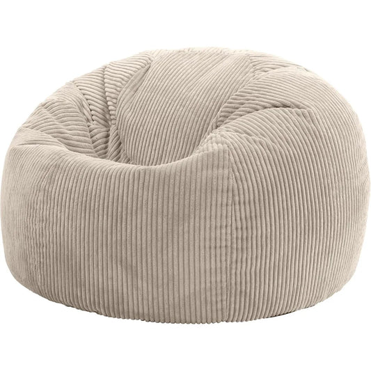 Outdoor Sitzsack im Cord- Look-Beige