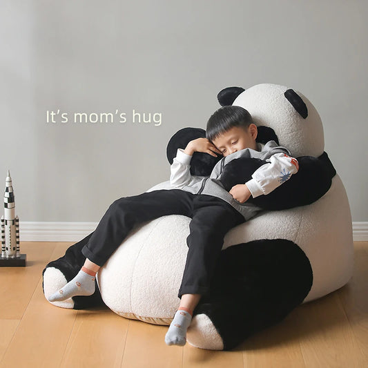 Puff Divano-Kindersitzsäcke-Panda-Sofa