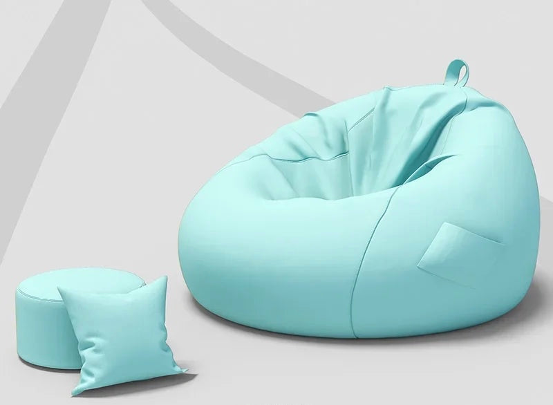Riesensitzsack / Sitzsack Wohnzimmer-Grün mit Padel