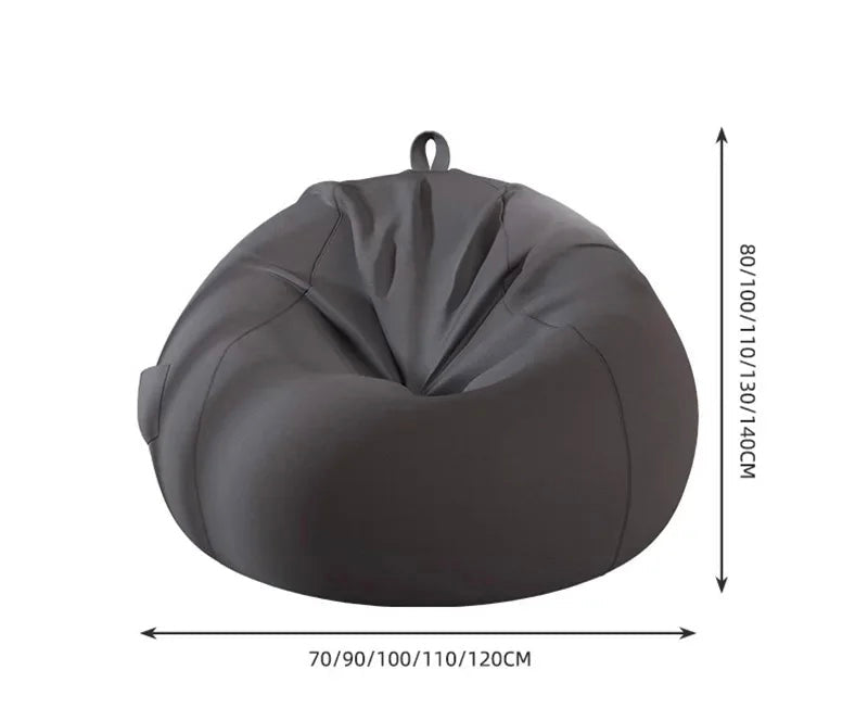 Riesensitzsack / Sitzsack Wohnzimmer-Schwarz