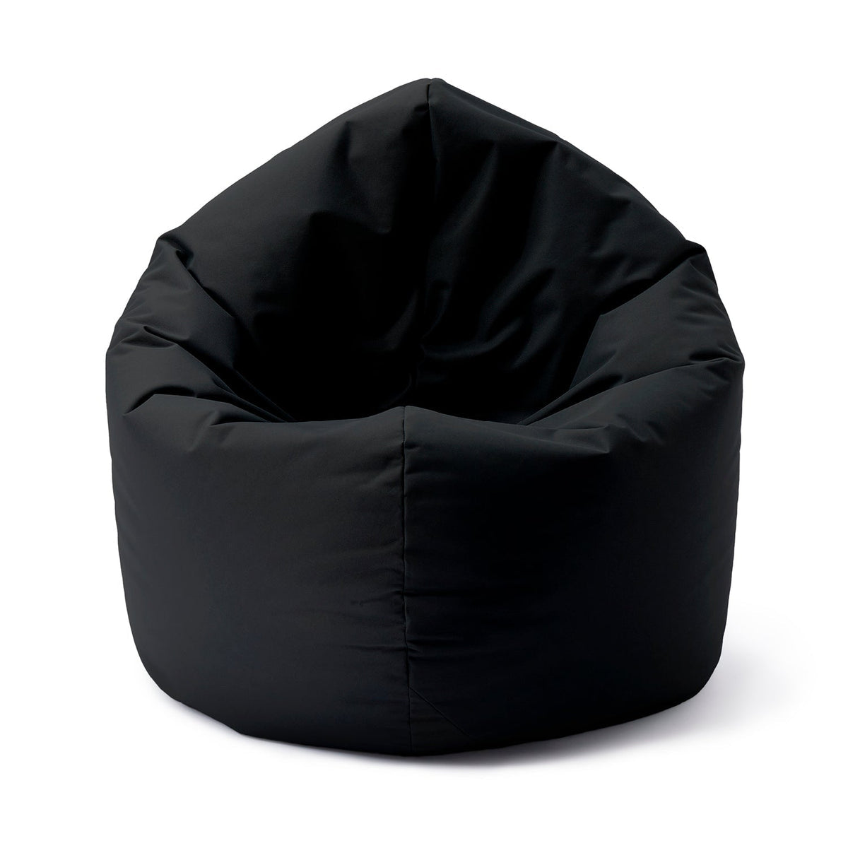 Runder Sitzsack 2 in 1 Schwarz