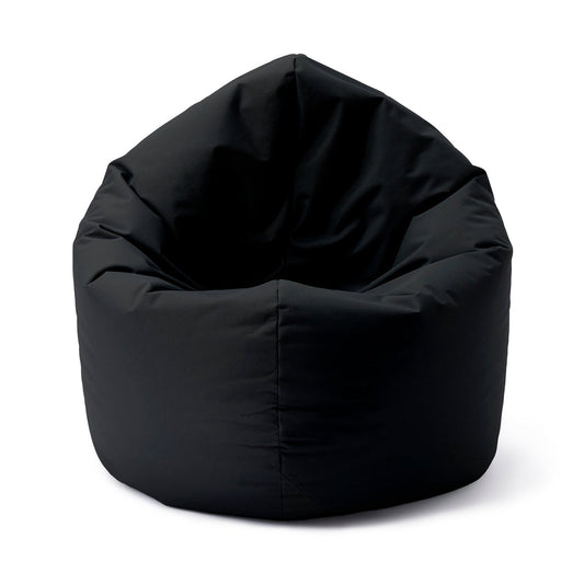 Runder Sitzsack 2 in 1 Schwarz