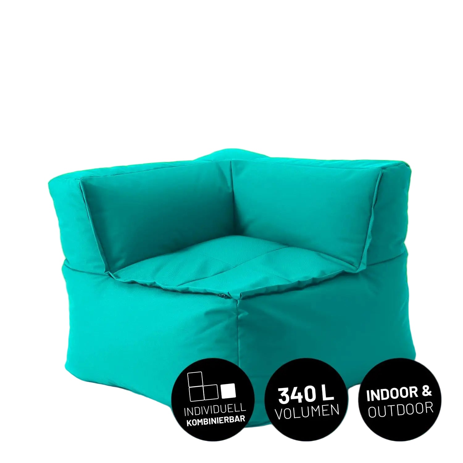 Sitzsack-Lounge-Modulares Eckteil-Petrol-1