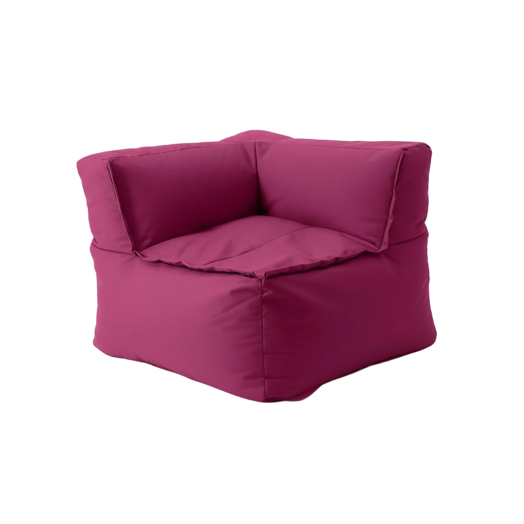 Sitzsack-Lounge - Modulares Eckteil-Rosa-1