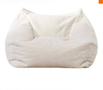 Gemütlicher-Sitzsack-Sofa mit Hocker - Vignette | Bouba.us