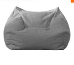 Gemütlicher-Sitzsack-Sofa mit Hocker - Vignette | Bouba.us