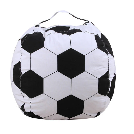 Sitzsack Fußall- Weiß