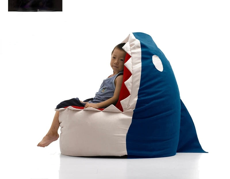 Sitzsack Hai-Weiß-blau-rot