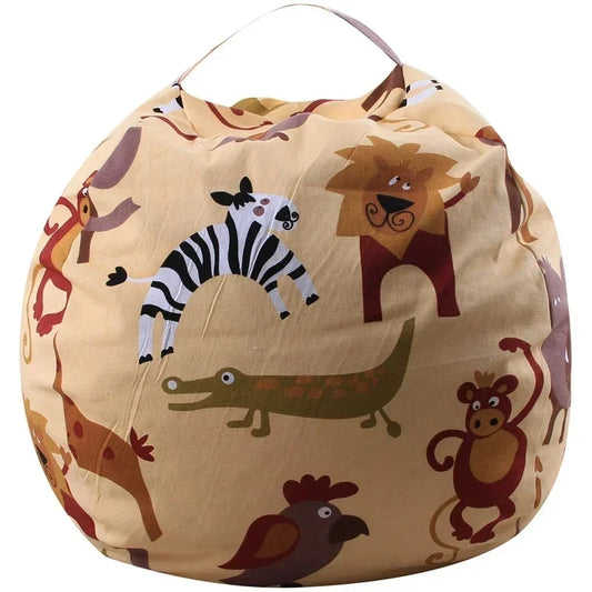 Sitzsack Kuscheltiere-Braun