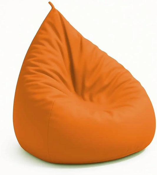 Sitzsack Outdoor Kunstleder Sitzkissen-Orange