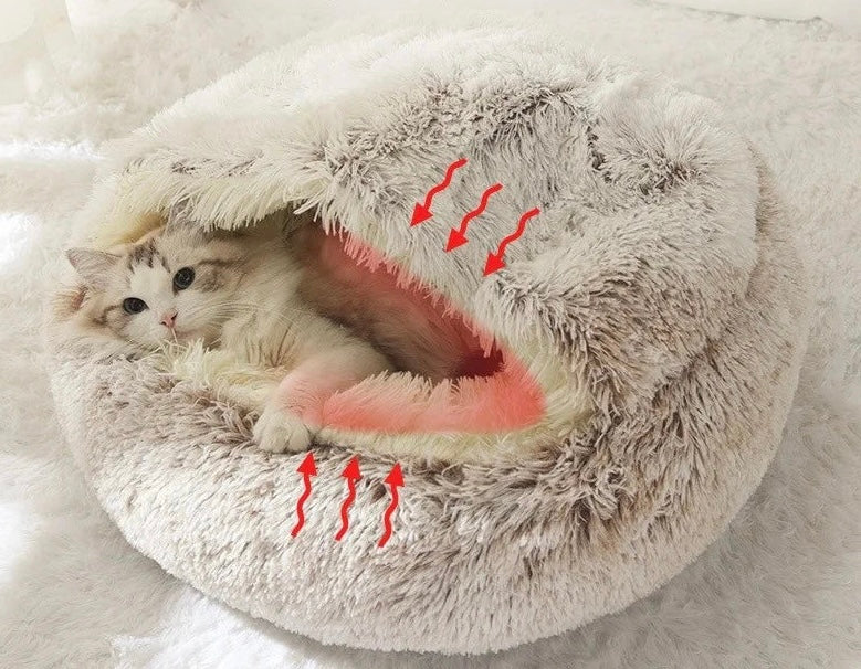 Sitzsack für Katze-Braun