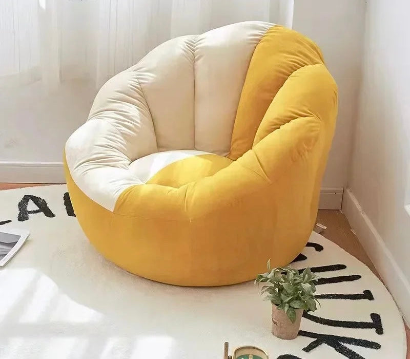 Sitzsack gelb-beige 