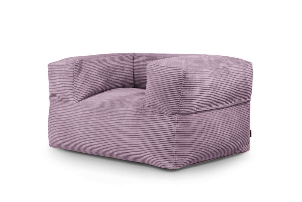 Slowsown-Sessel Sitzsack(Cord Velour)-Lila