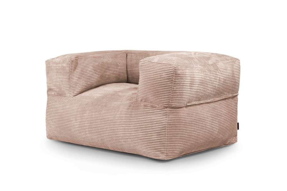Slowsown-Sessel Sitzsack(Cord Velour)-Rosa