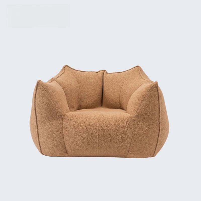 Vacuum Compression Fleece Sofa-Braun